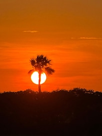 Sunset down the street