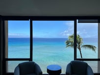 Inside condo, gorgeous views