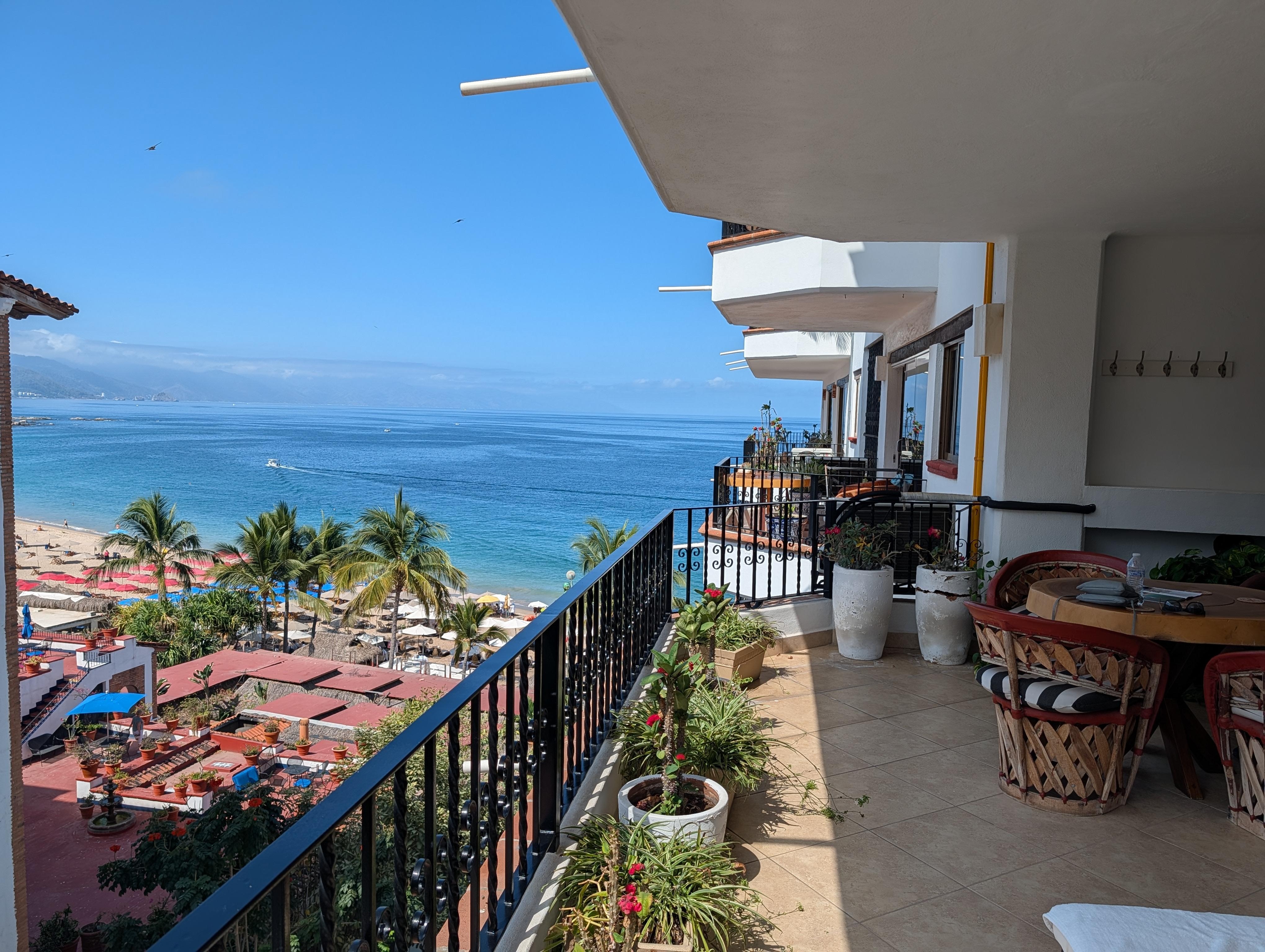 View from the balcony