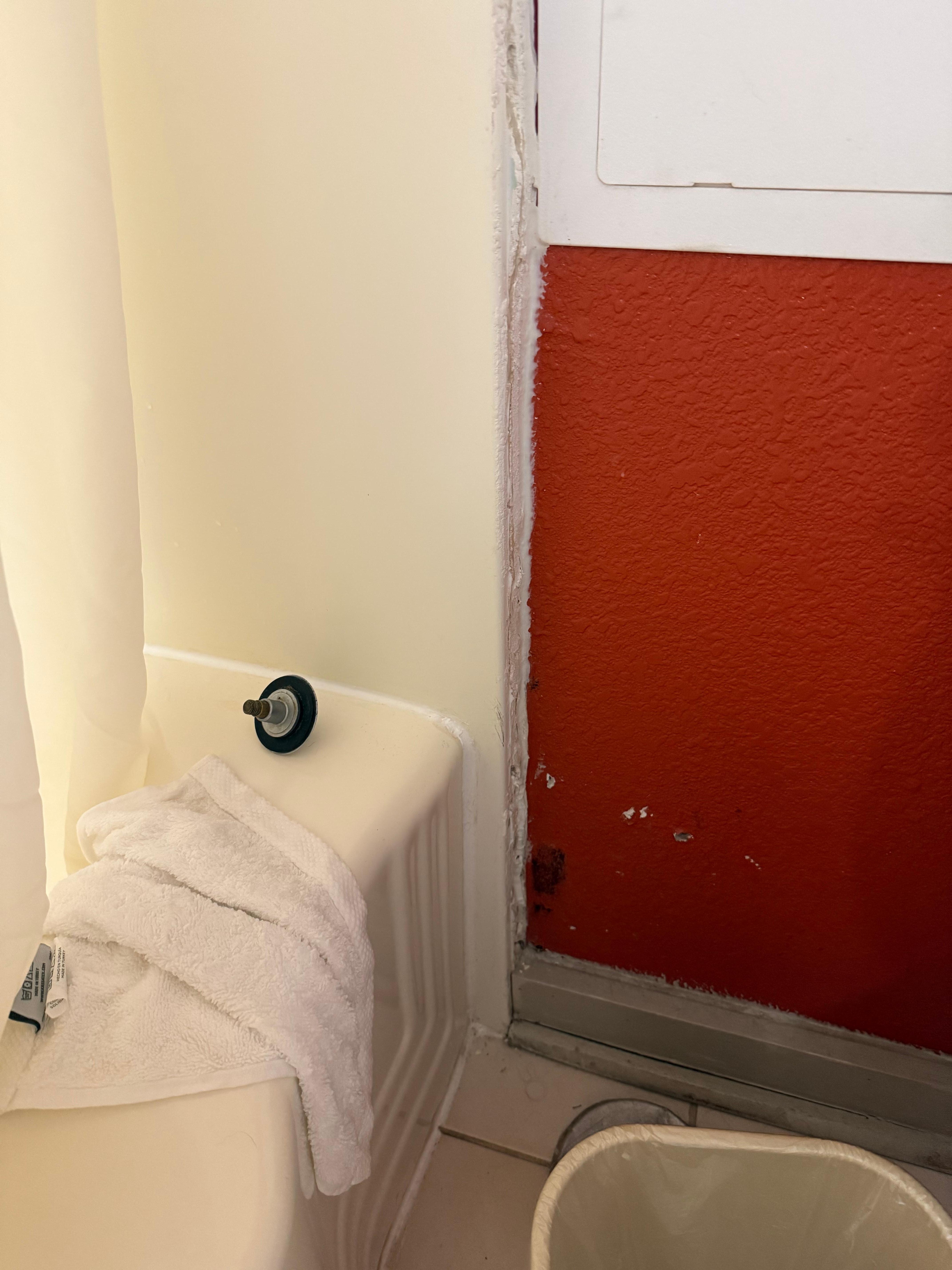 Looks like someone tried to fix the clog but gave up