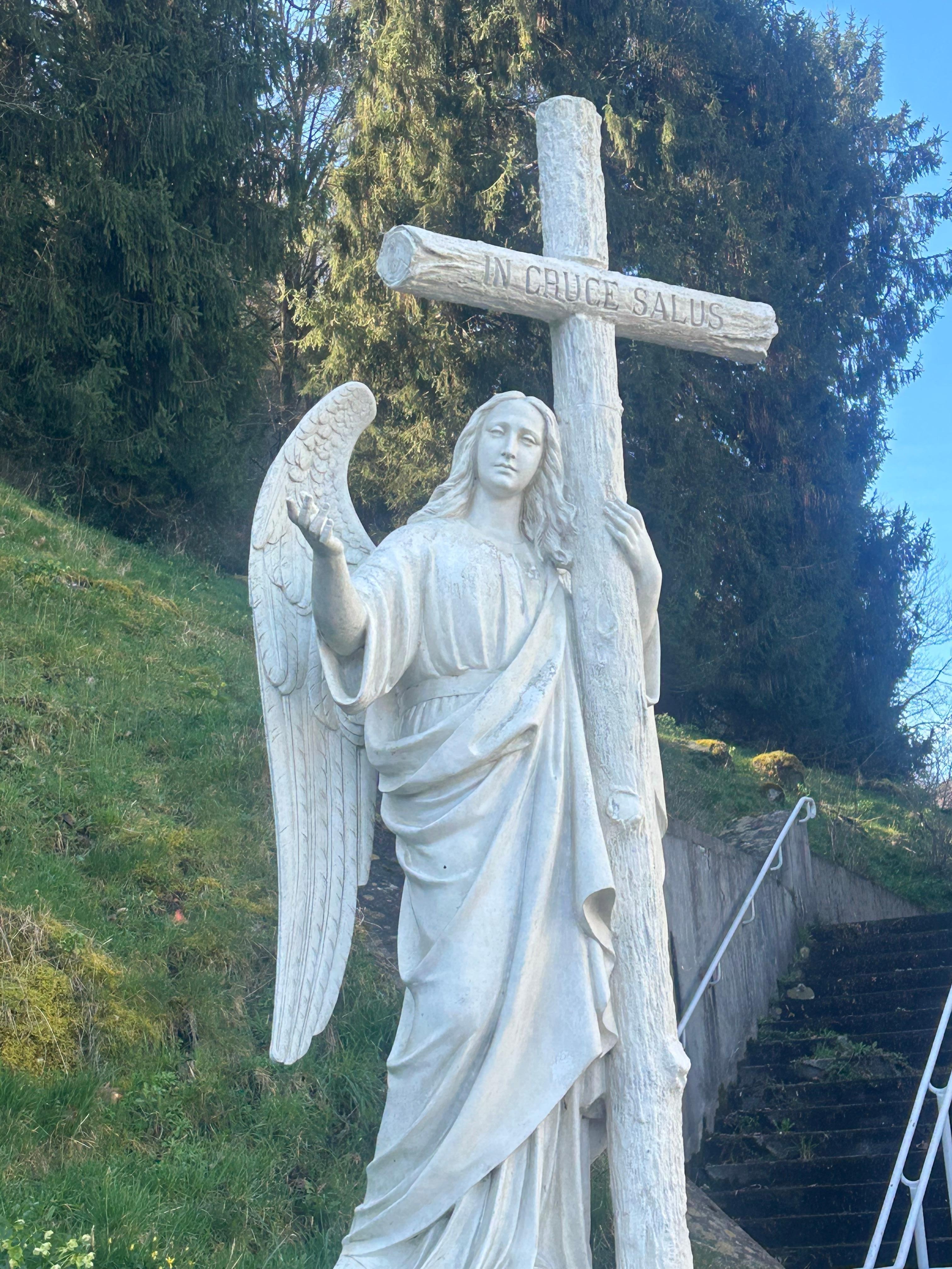 Entrance to stations of the cross 