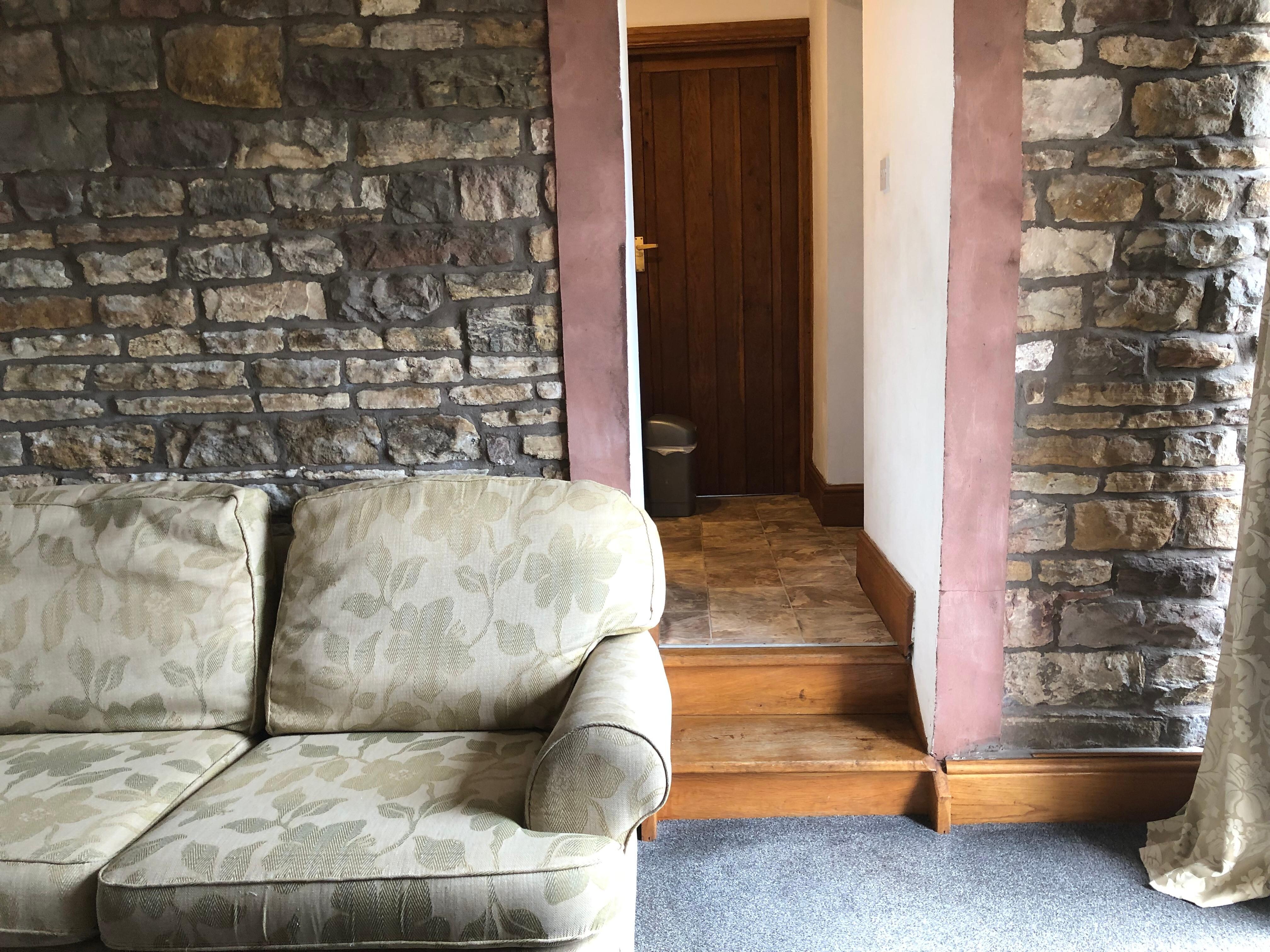 Into the kitchen, bathroom and bedroom 