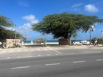 Eagle beach across from EVC hotel