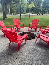 So cozy. And they had wood available.