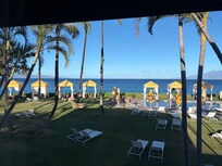 View from our bungalow