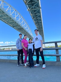 In the bridge
