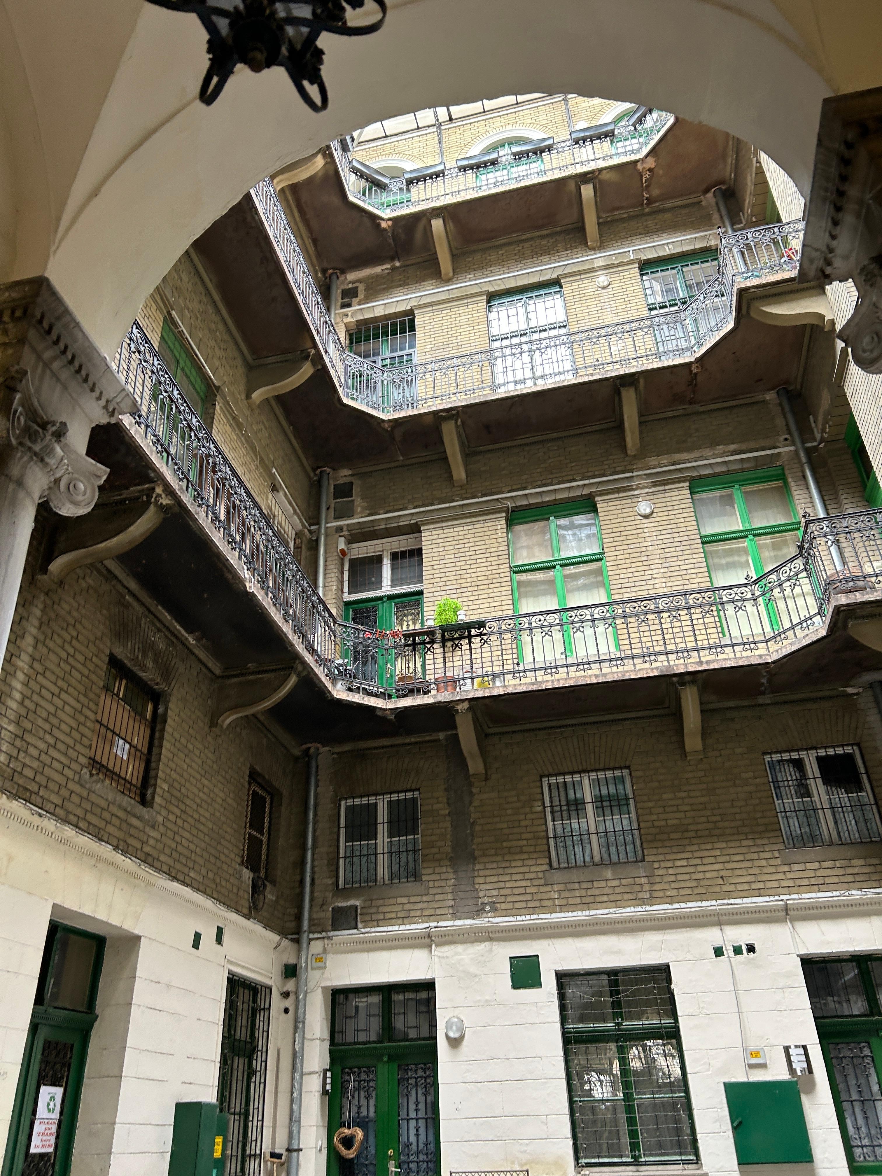 Clean and secure building. 