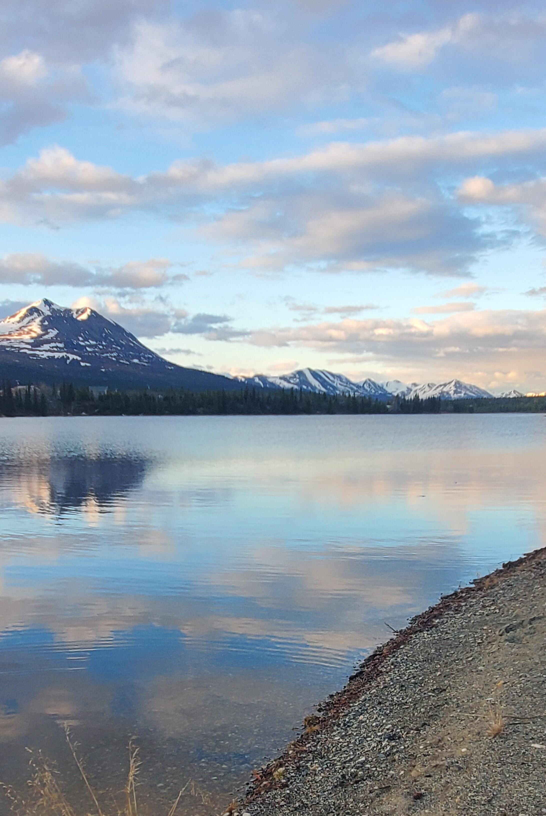 View of the lake. Absolutely beautiful!!