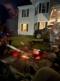 Fire for s’mores!