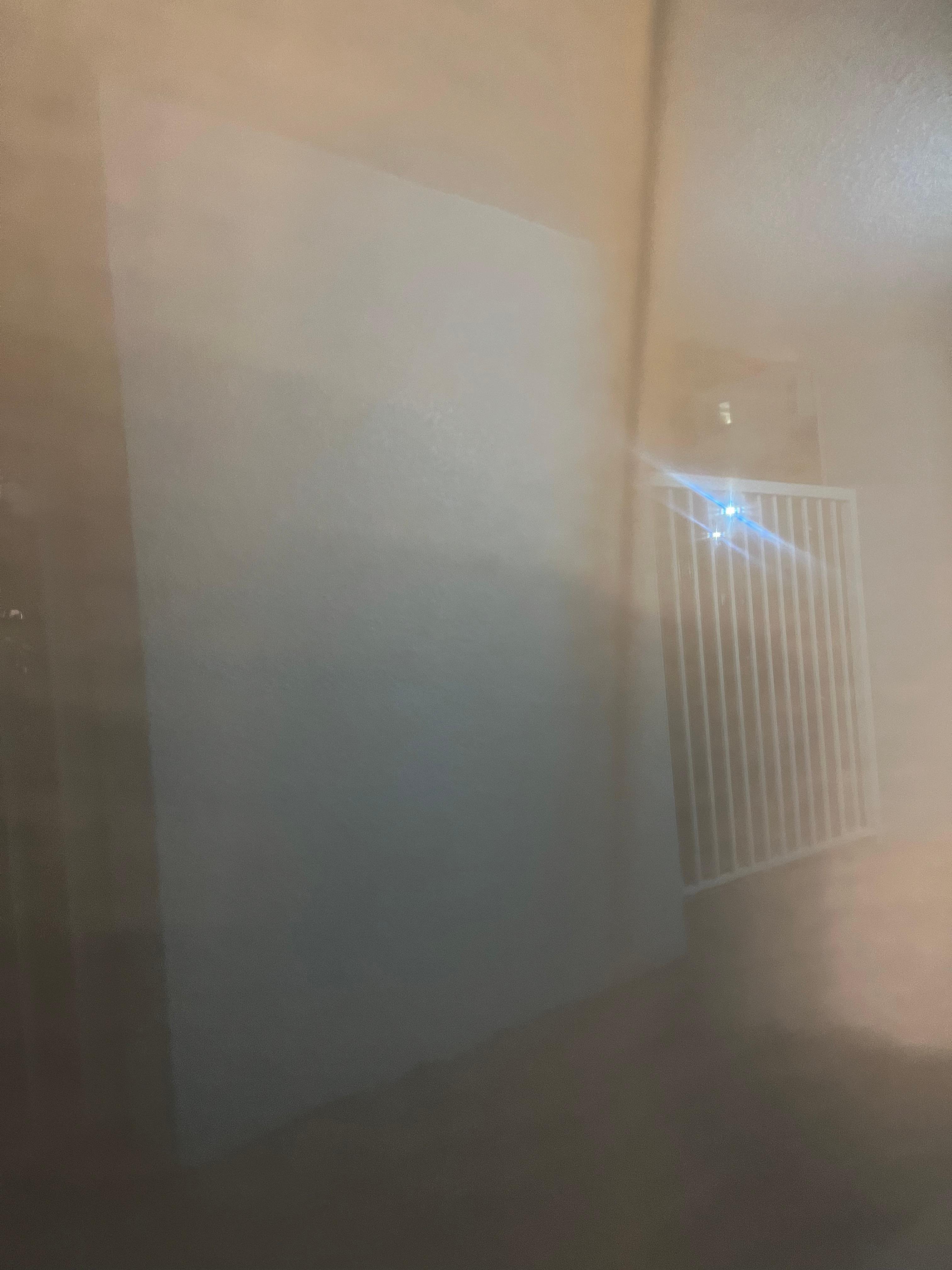 Way clearer at day but still see through at night. This photo doesn’t do it justice.