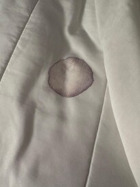 "Bleached" spot
