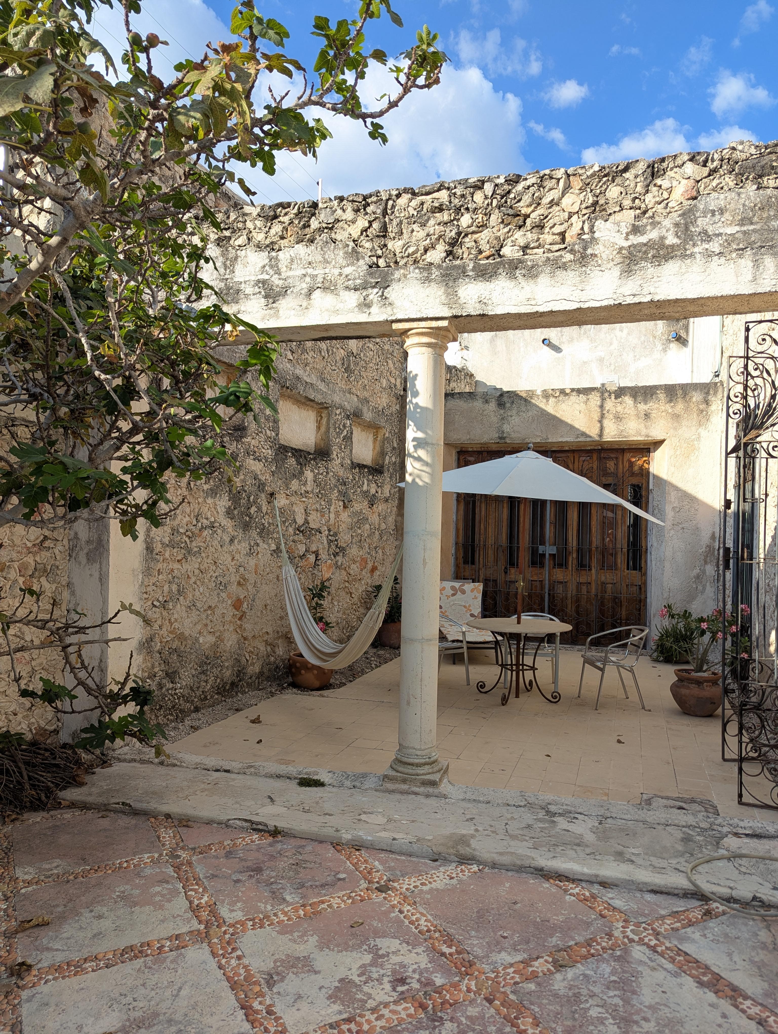 A beautiful spot to have coffee each morning. 