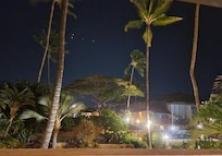 Dinner view from the lanai