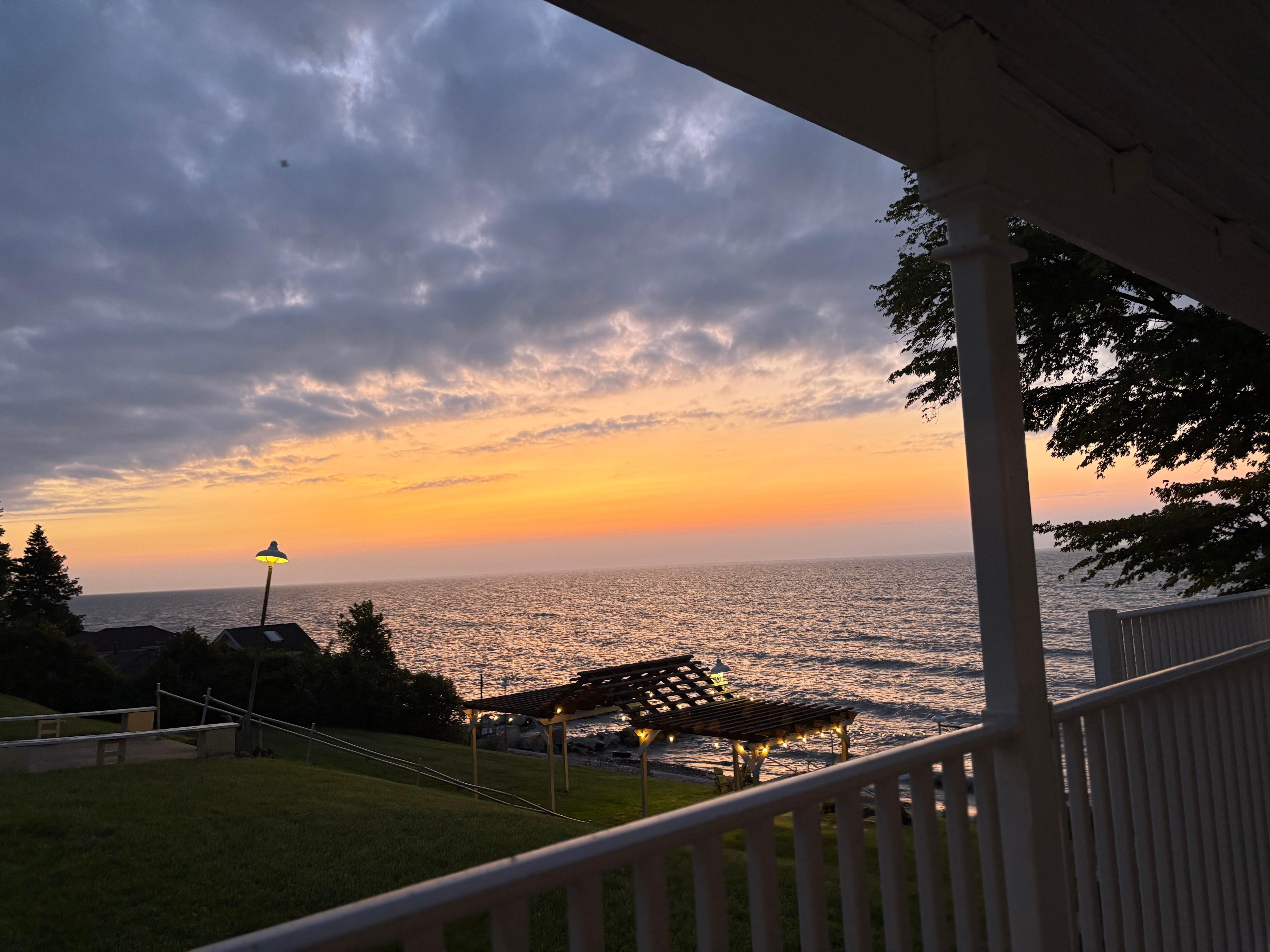 Our evening view from our stay