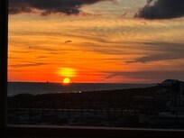 Typical sunset from the Deck