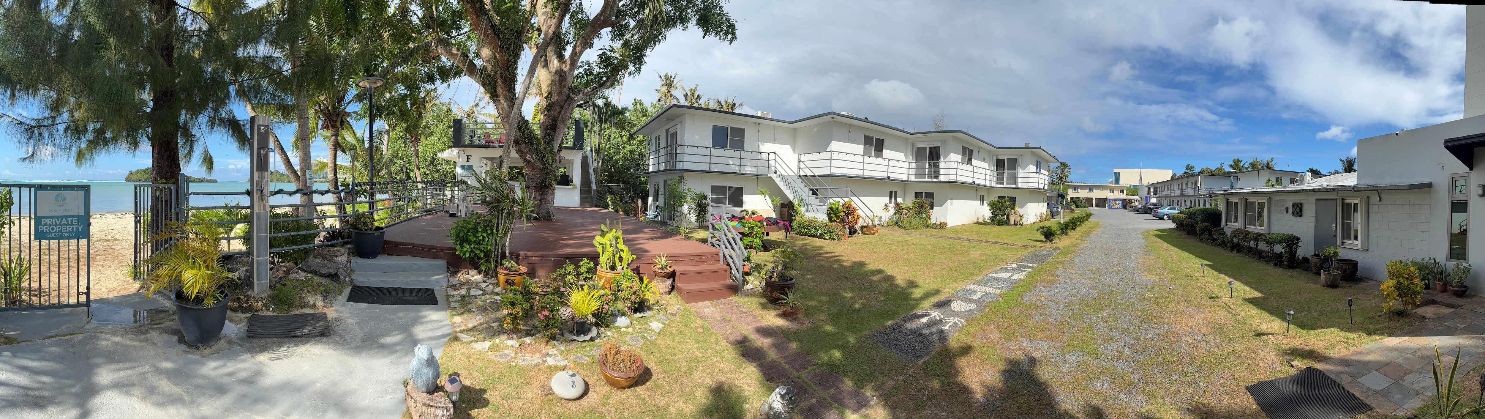 Panorama view of facilities. 