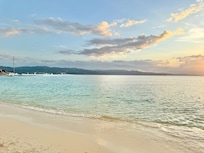 Beautiful beach sunset 🌅