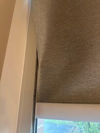 Broken window shade