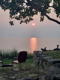 View from the cabin window