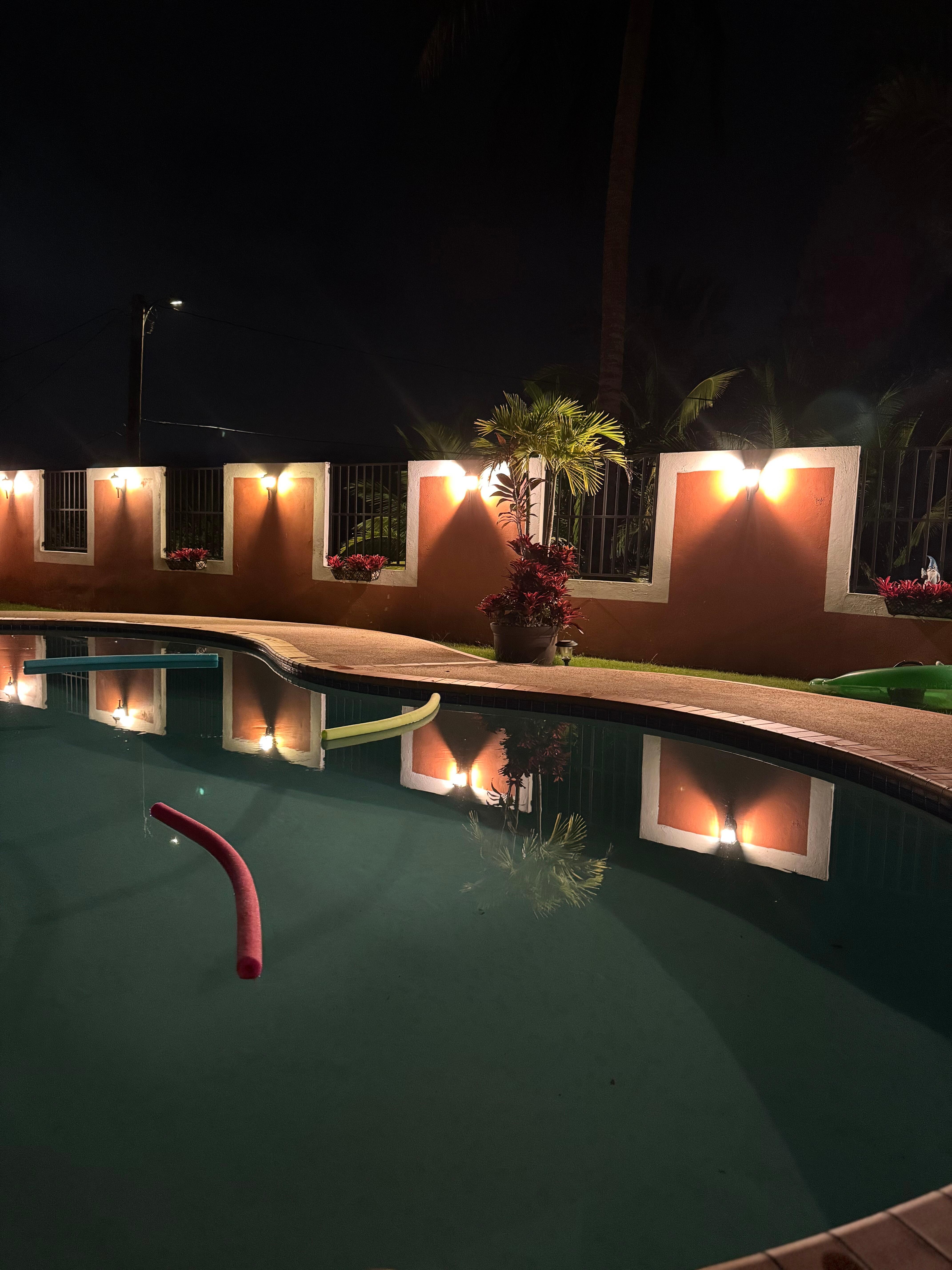 Pool fun any time of the day