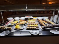 The dessert pult. Every day new creations :)