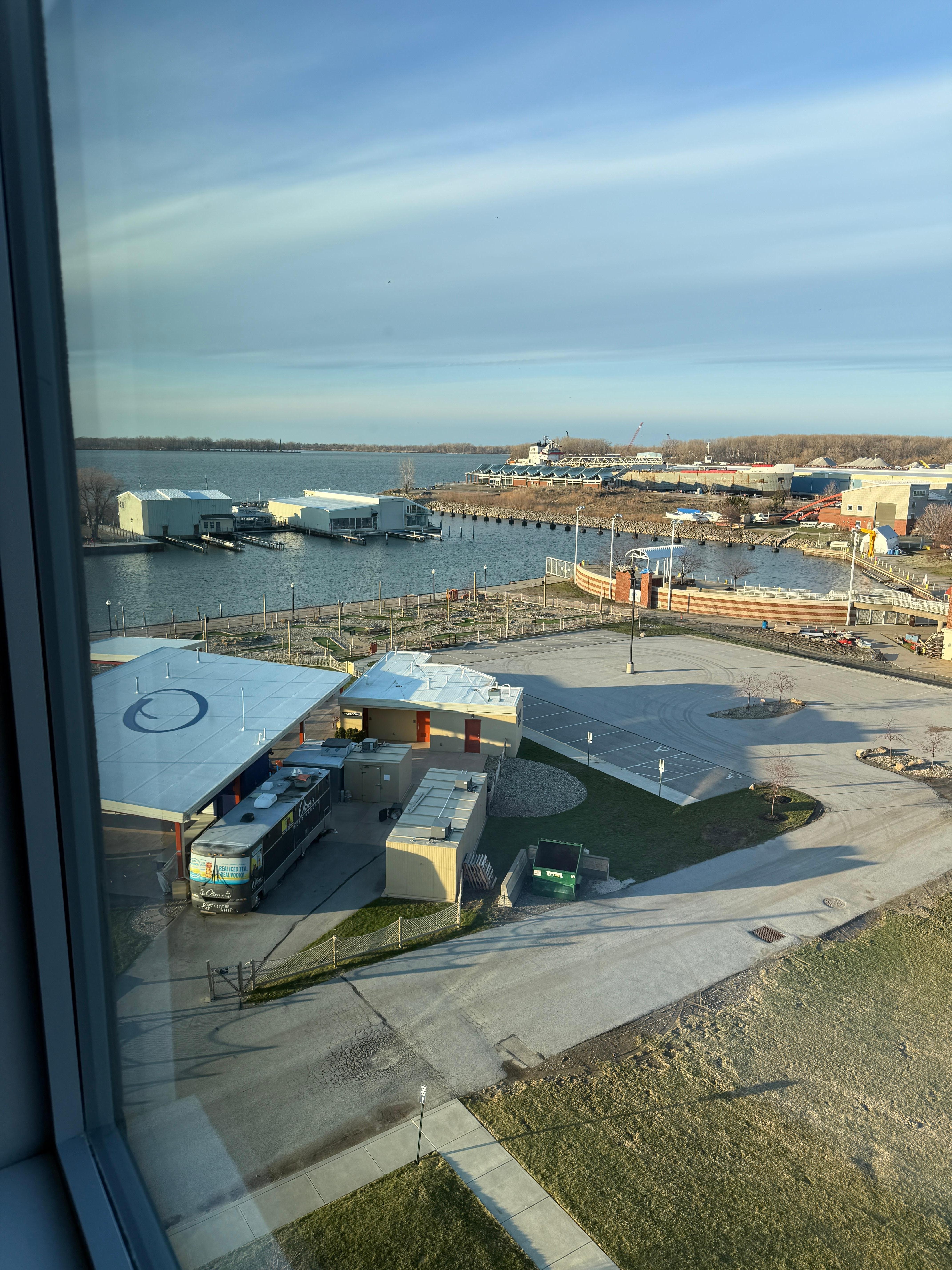 View from 6th floor room. 