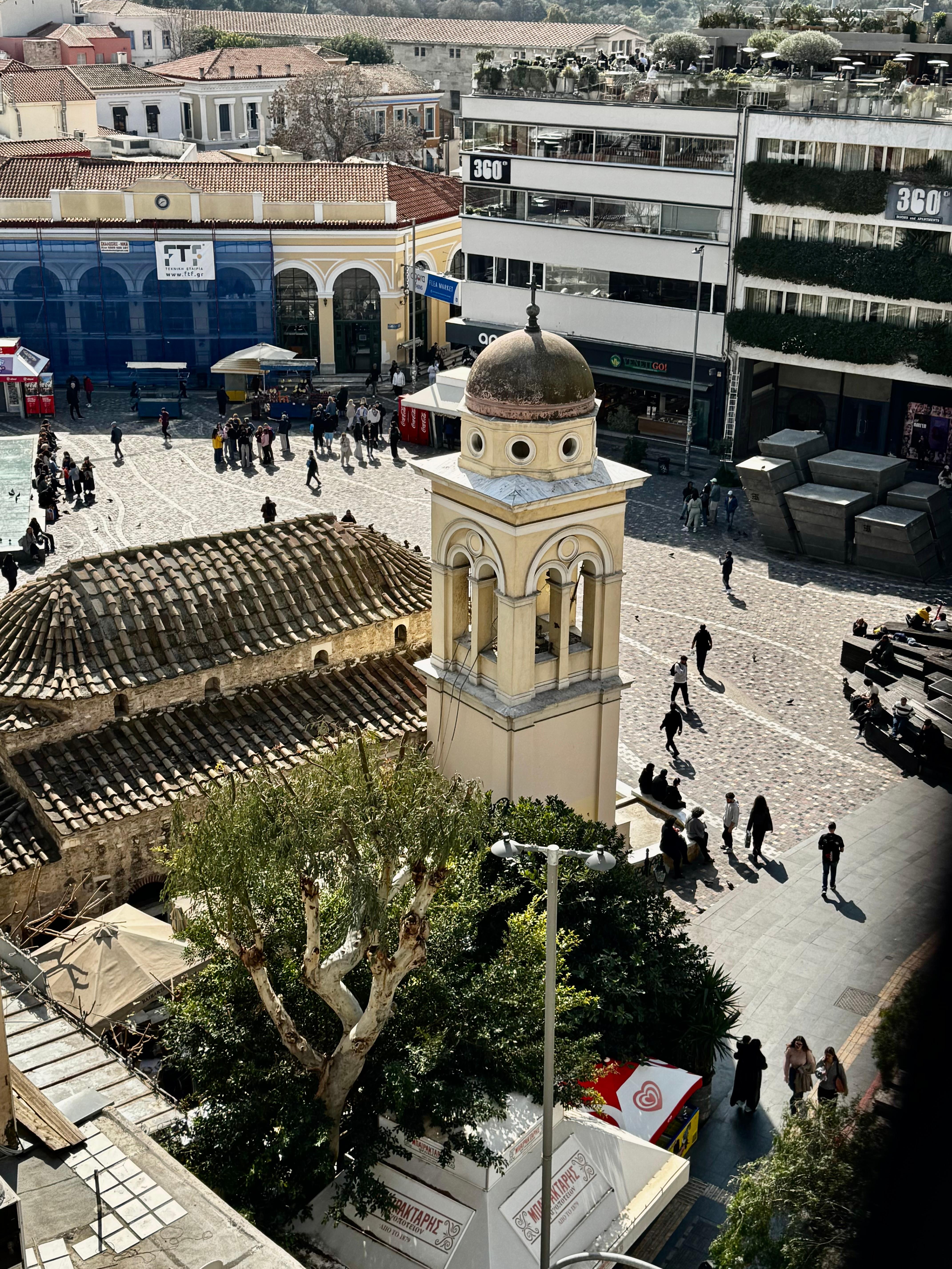 View from room of Monastiraki Square