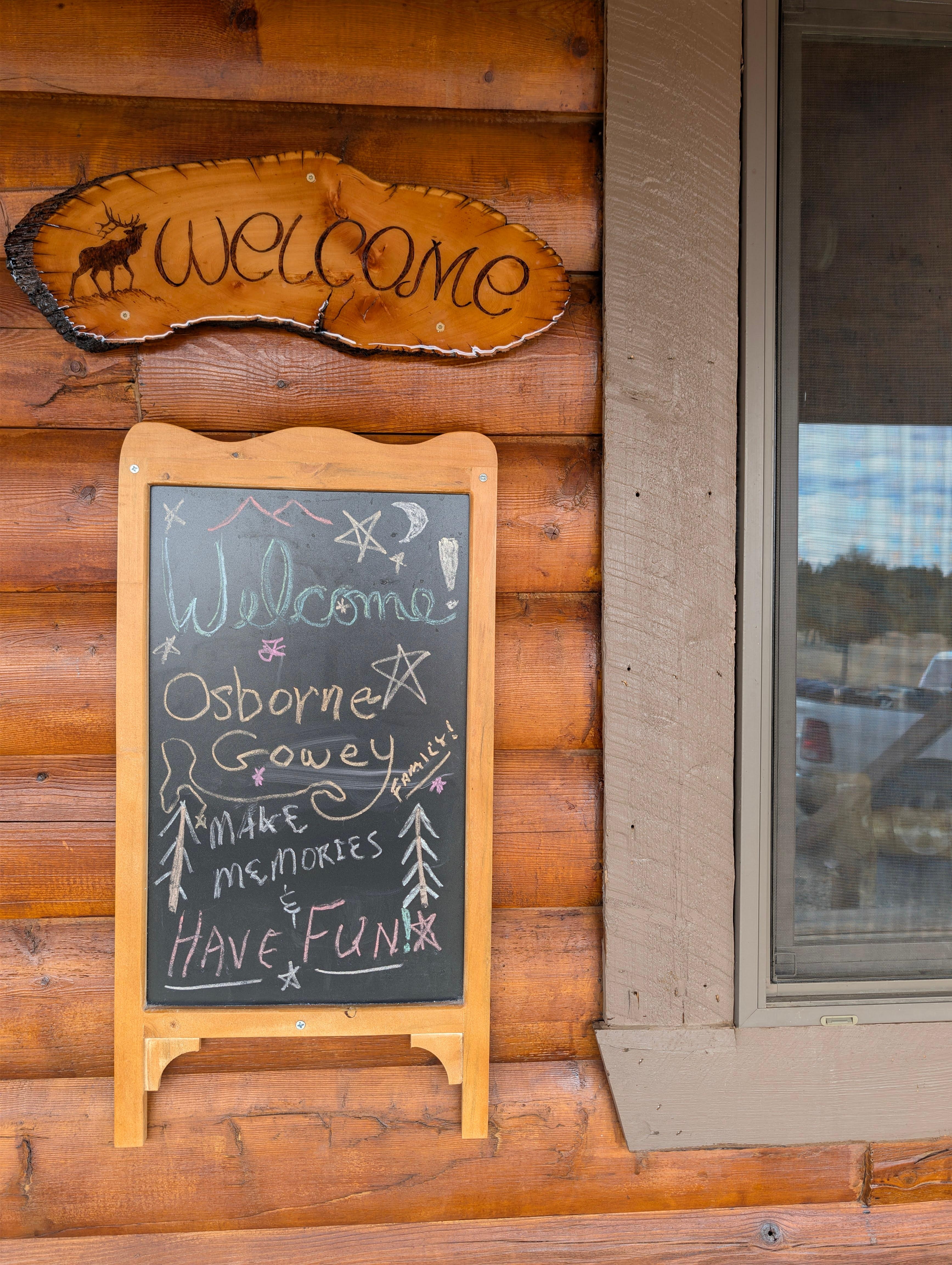 Lovely personalized welcome from the host