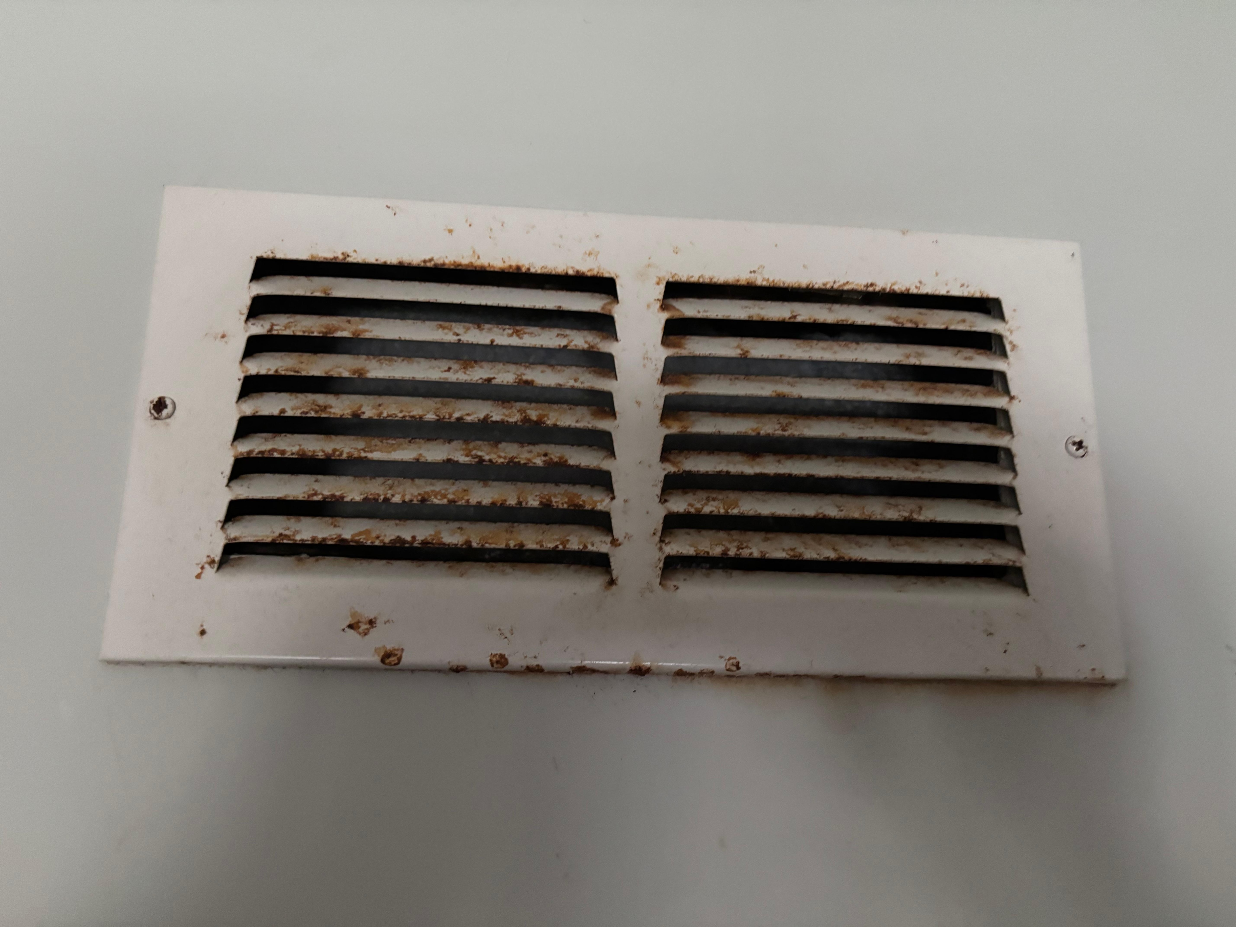 Rusted vent