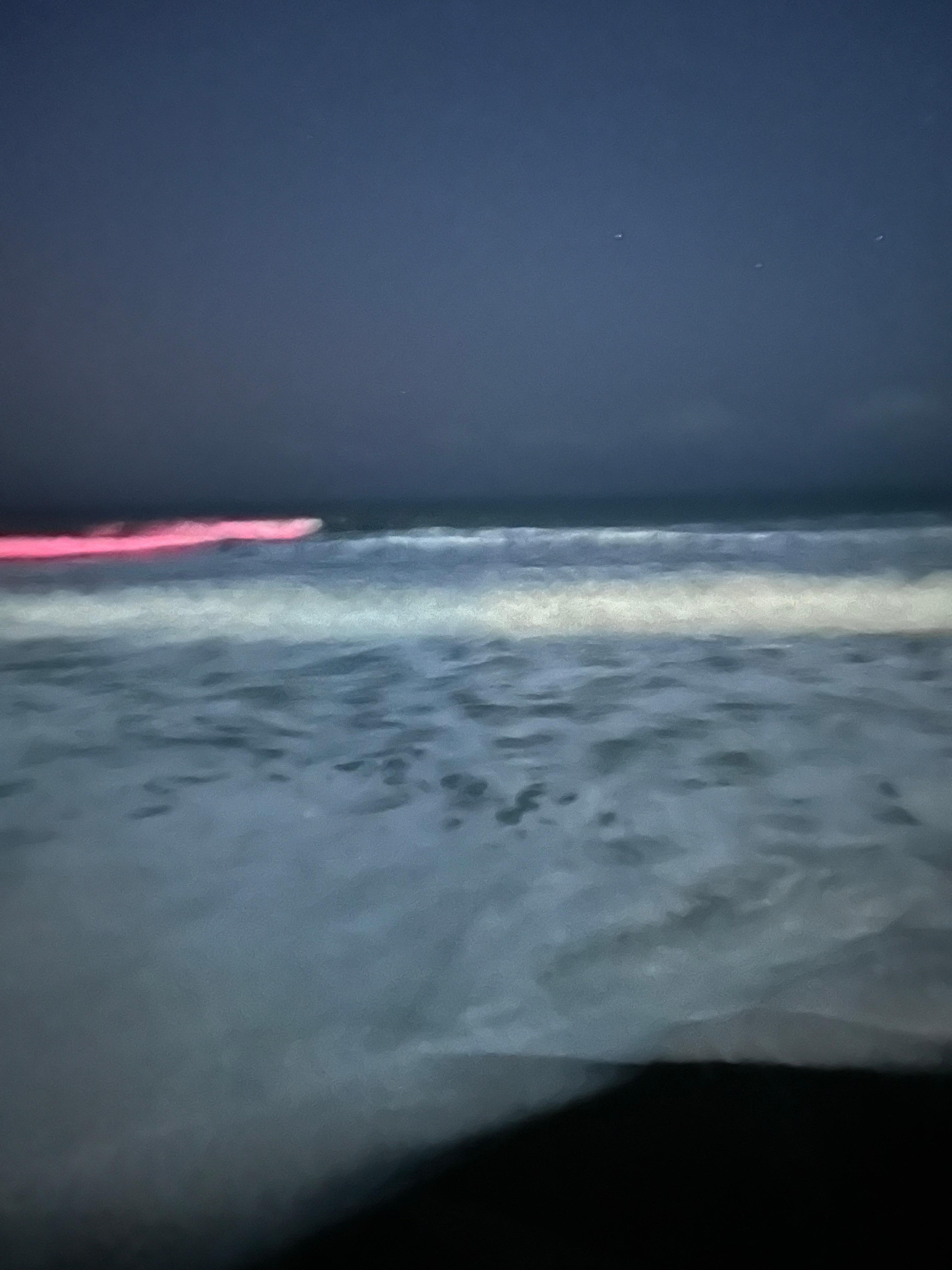 Again red algae bloom view from patio.