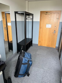 Looking at the closet space