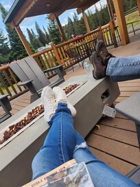Outside space was beautiful.