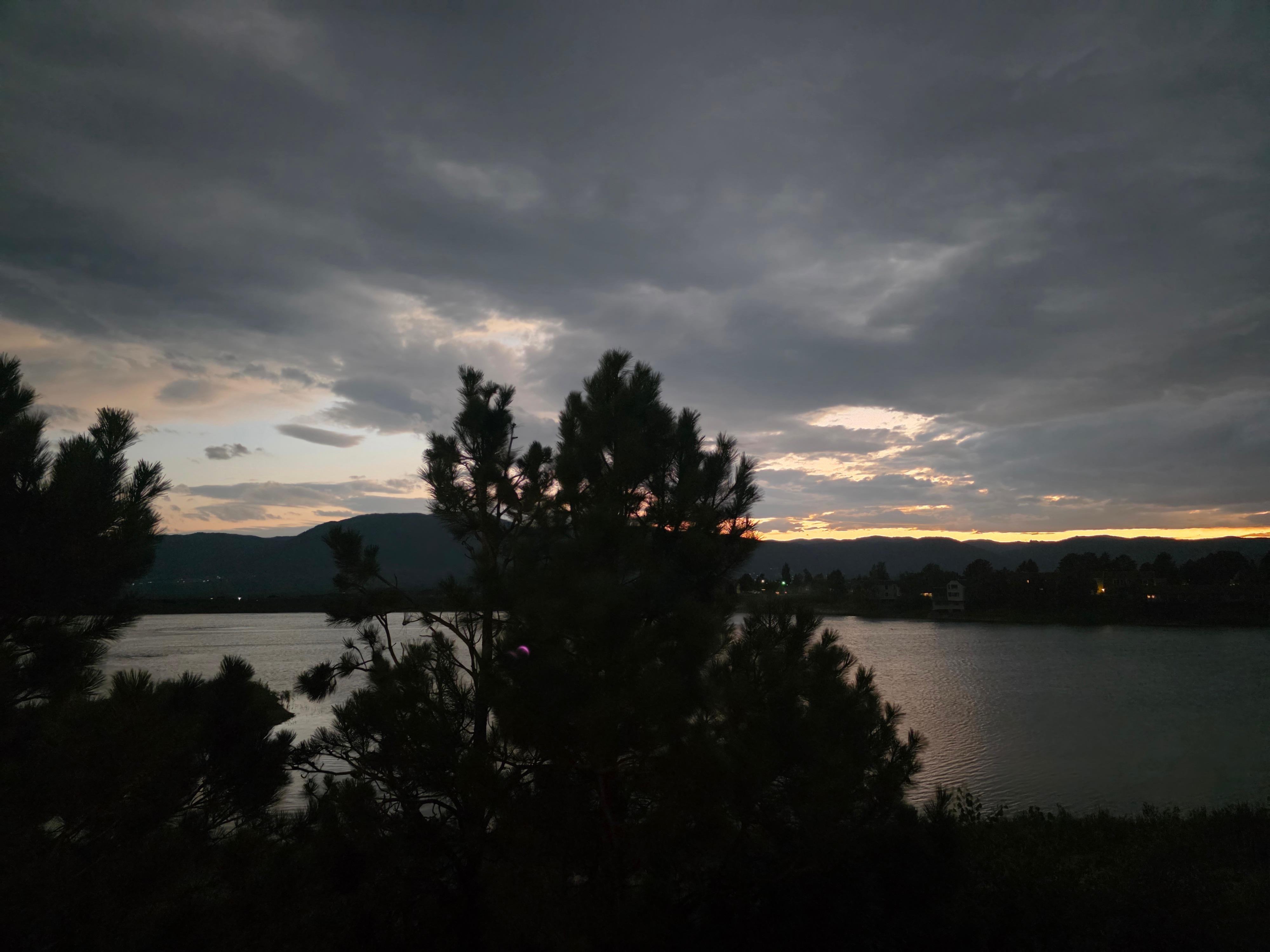 Back porch at sunset (1)