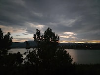 Back porch at sunset (1)