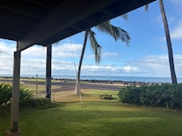 From the lanai