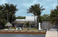 View from the dock - obstructing the view to the ocean from the house