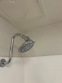 pipe was broken so water pressure was poor