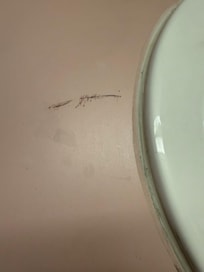 Sink cabinet not clean