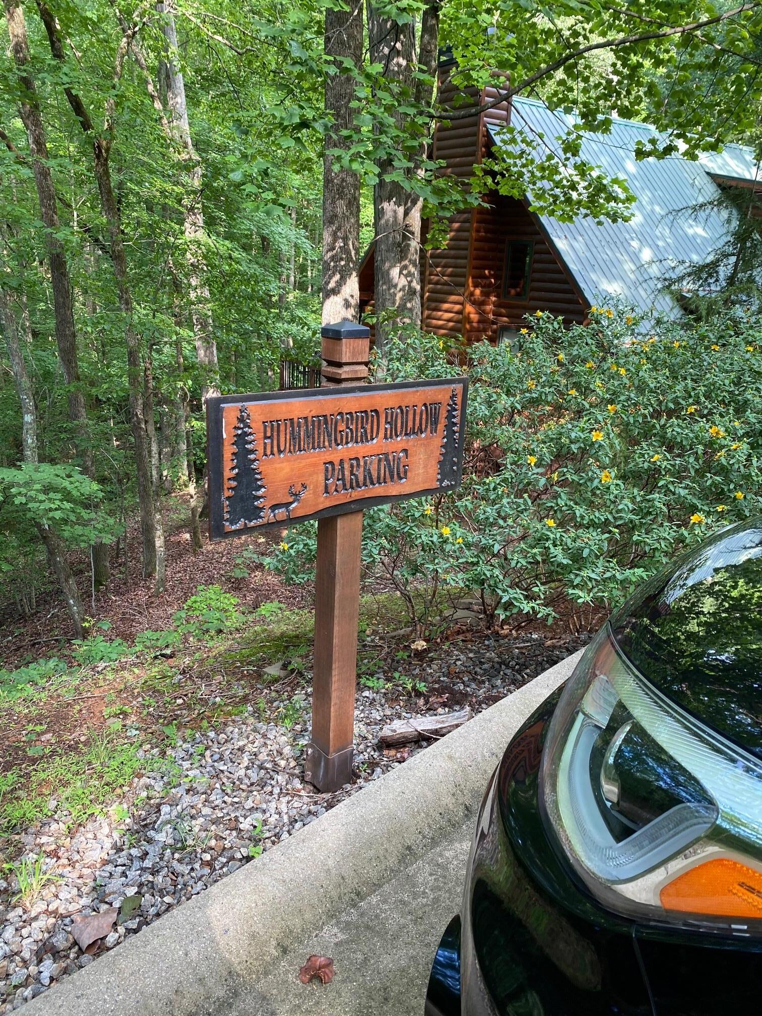 Our parking spot 