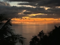 Right from our dinner table.