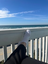 Just chilling in the master bedroom.