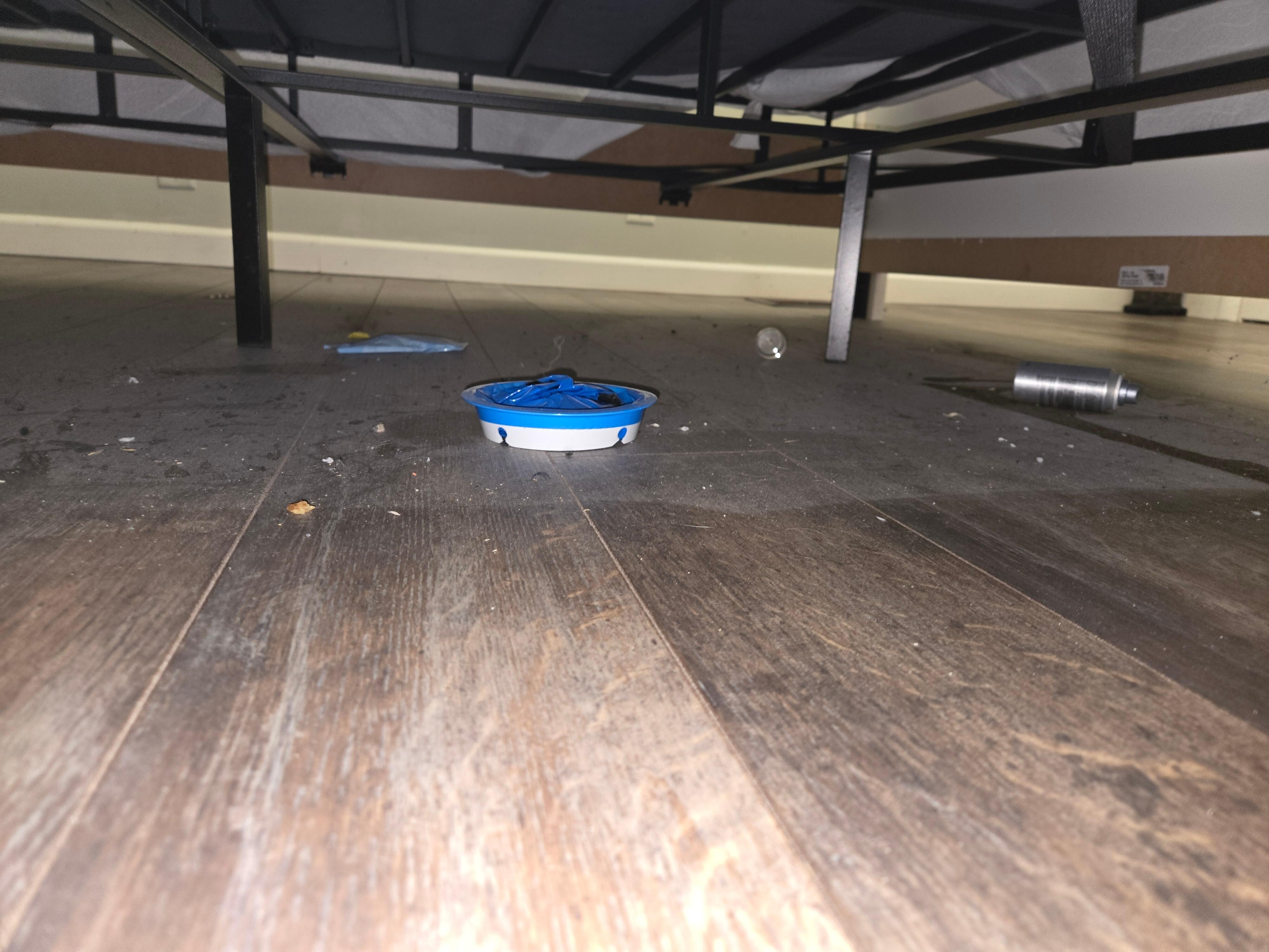 Under the bed