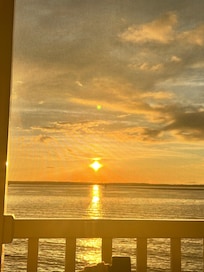 Sunset from the porch