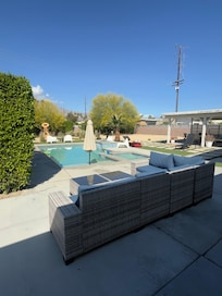 Picture from the kitchen sliding door