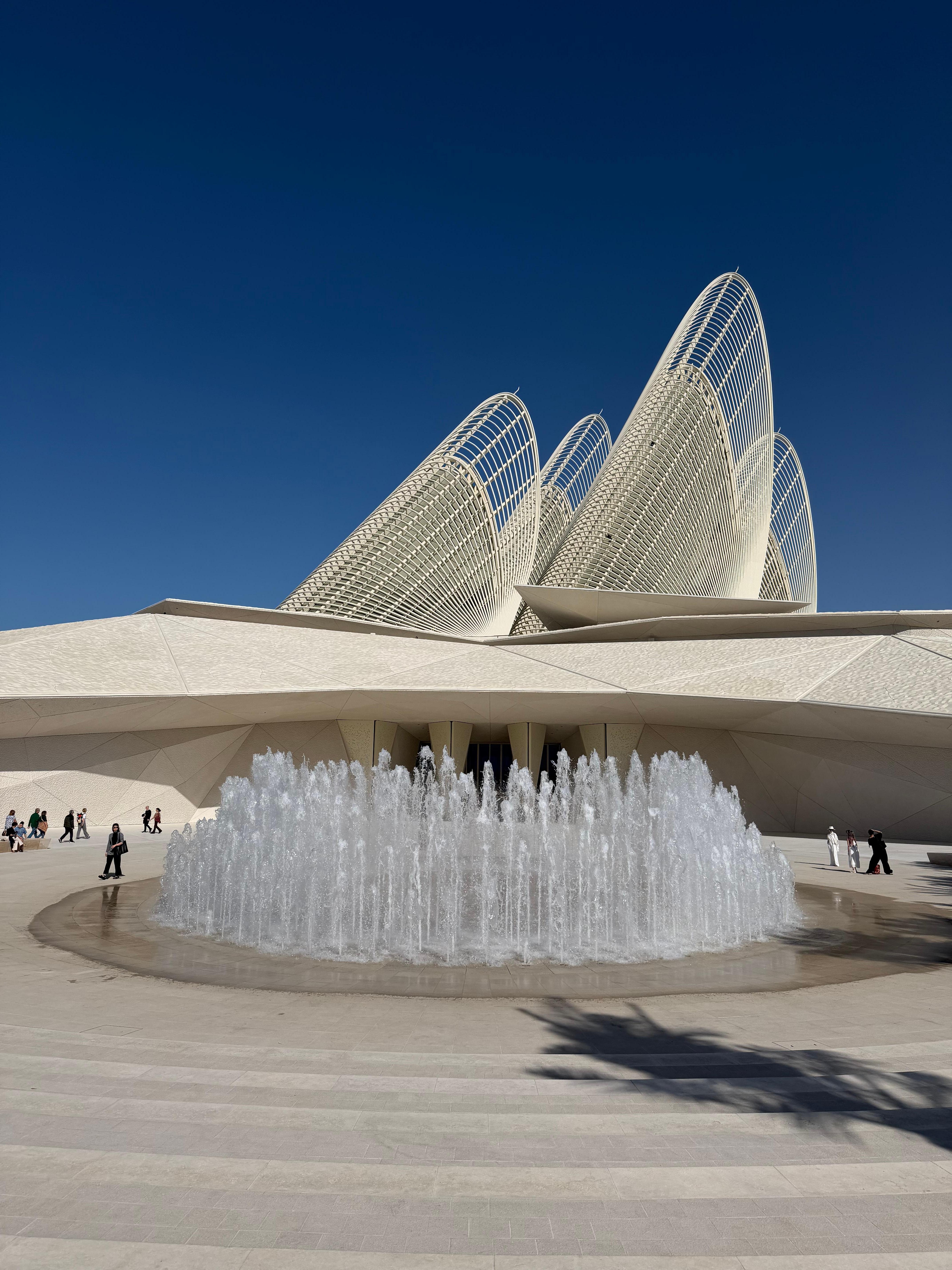 The magnificent new Abu Dhabi History Museum.