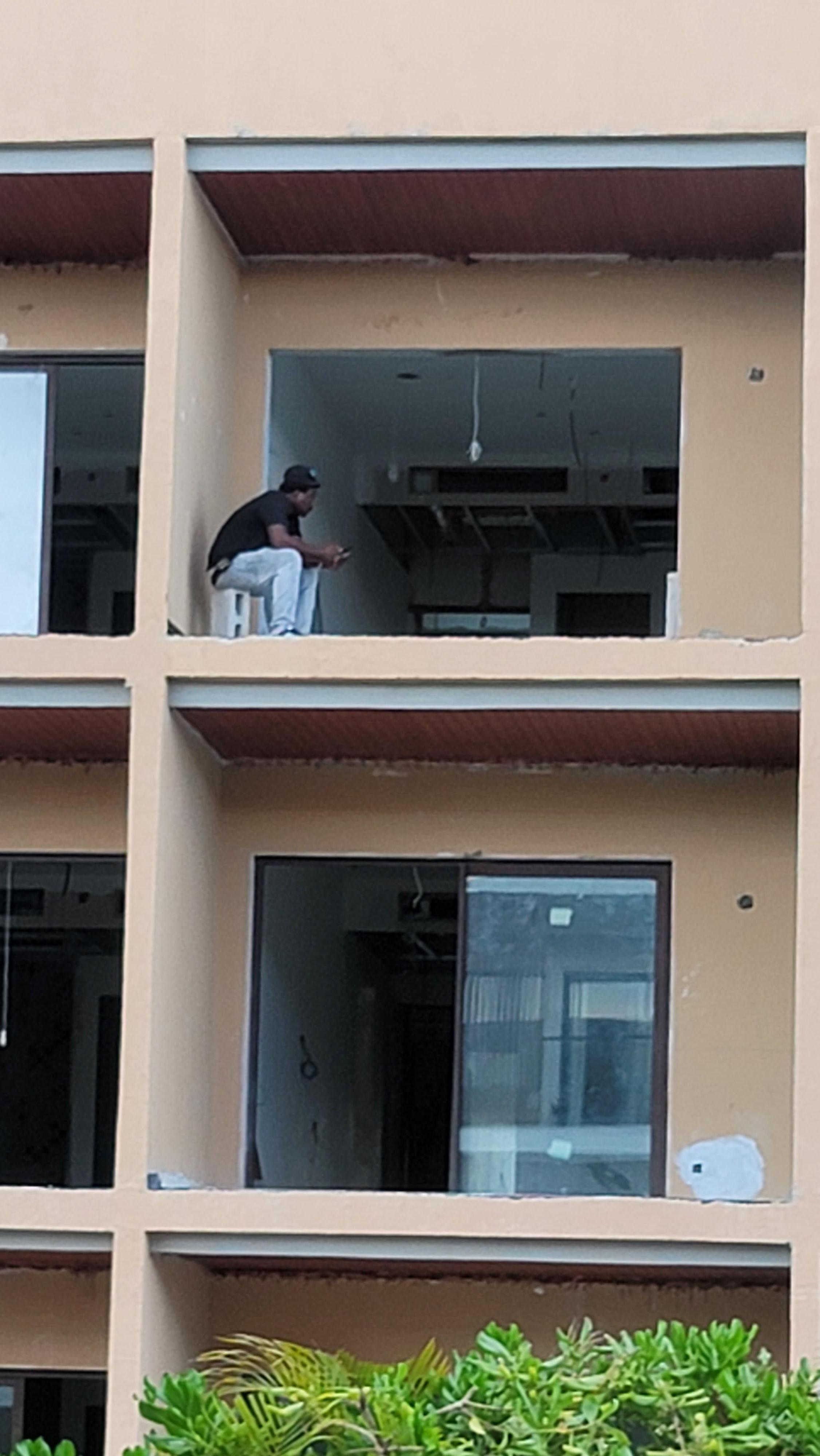 Worker has access to view directly into room