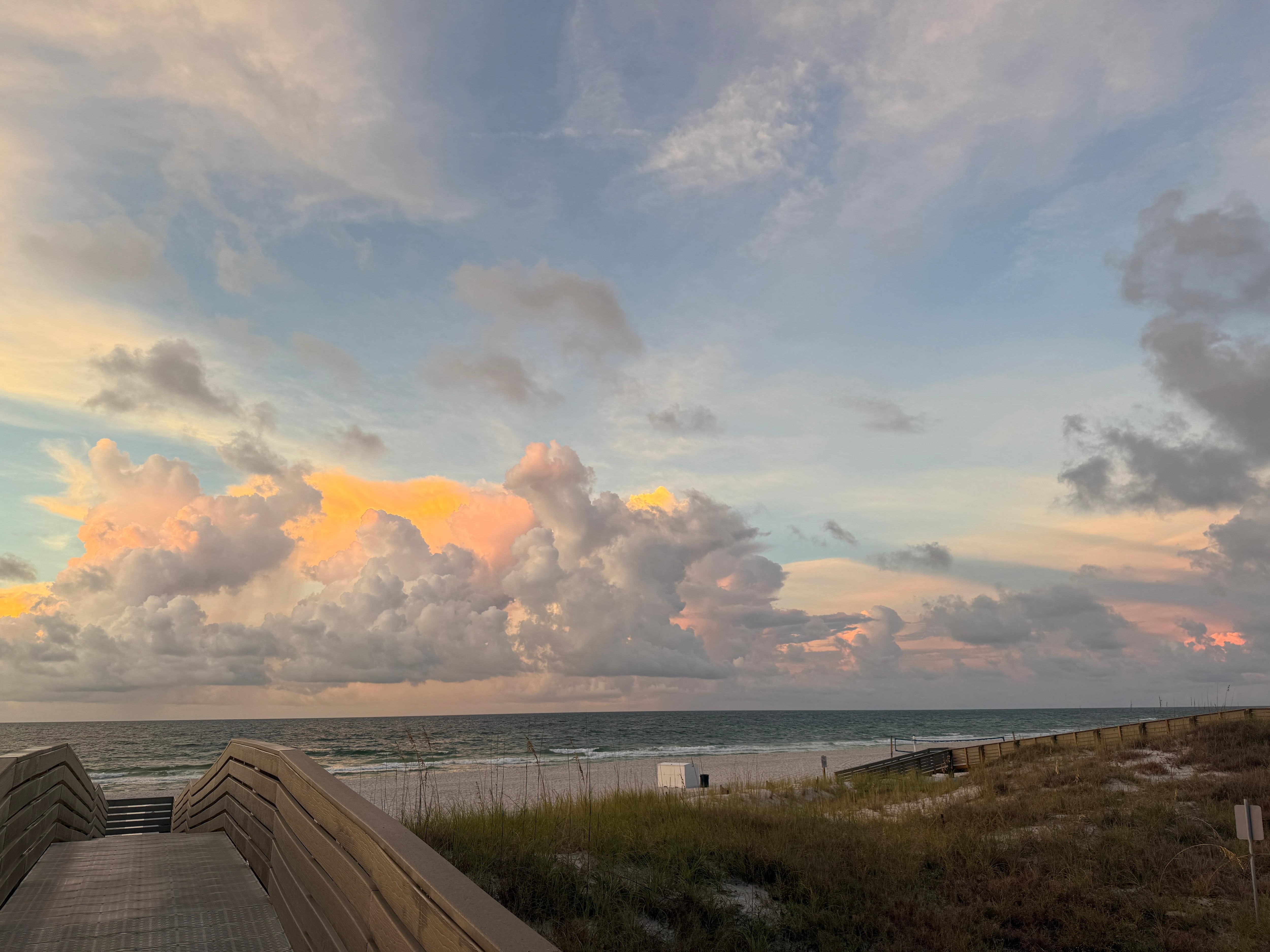 Sunrise from the beach ramp