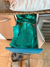 Dog poop bags but no service animals allowed.