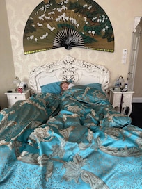 so comfy she did not want to get out of bed.