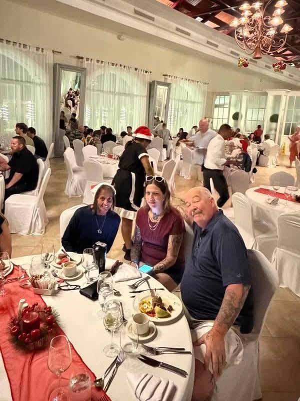 Christmas Eve buffet. The food was phenomenal and the staff enjoyed celebrating 